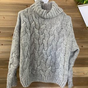 Charlotte Russe cozy grey turtle neck
